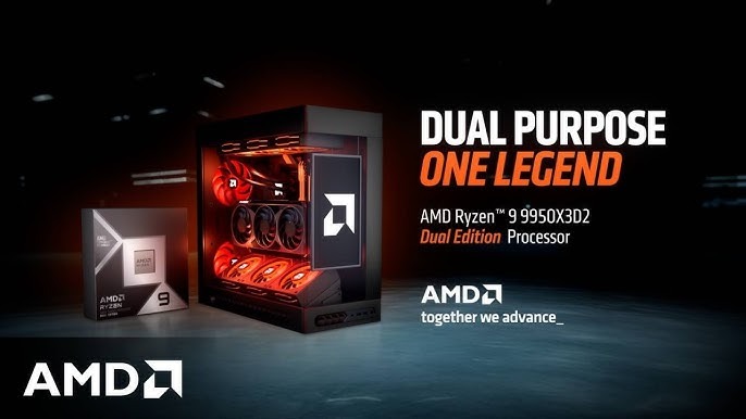 AMD ra mắt bộ vi xử lý Ryzen™ 9 9950X3D2 Dual Edition, bộ vi xử lý kép đầu tiên với công nghệ AMD 3D V-Cache™ dành cho các nhà phát triển, người sáng tạo và game thủ.